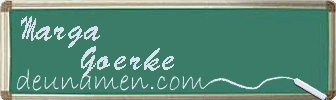 Marga Goerke Visitenkarte